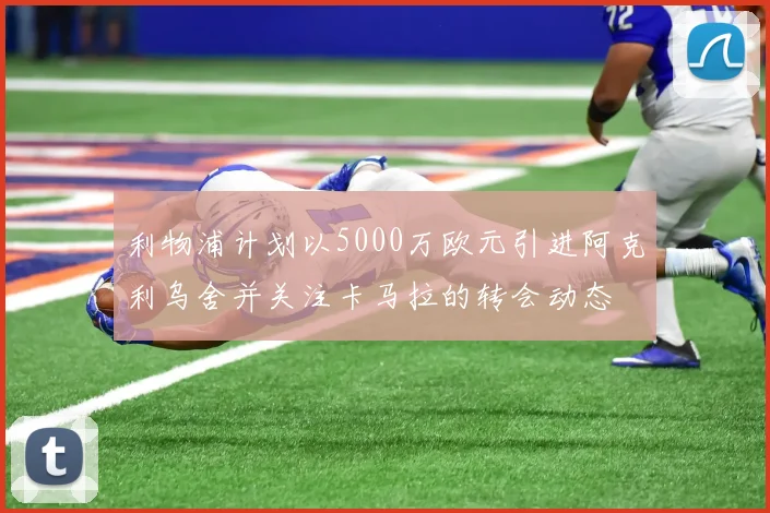 利物浦计划以5000万欧元引进阿克利乌舍并关注卡马拉的转会动态